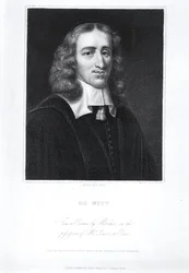 Porträt von Johan de Witt (1625-72), graviert von Edward Scriven (1775-1841)